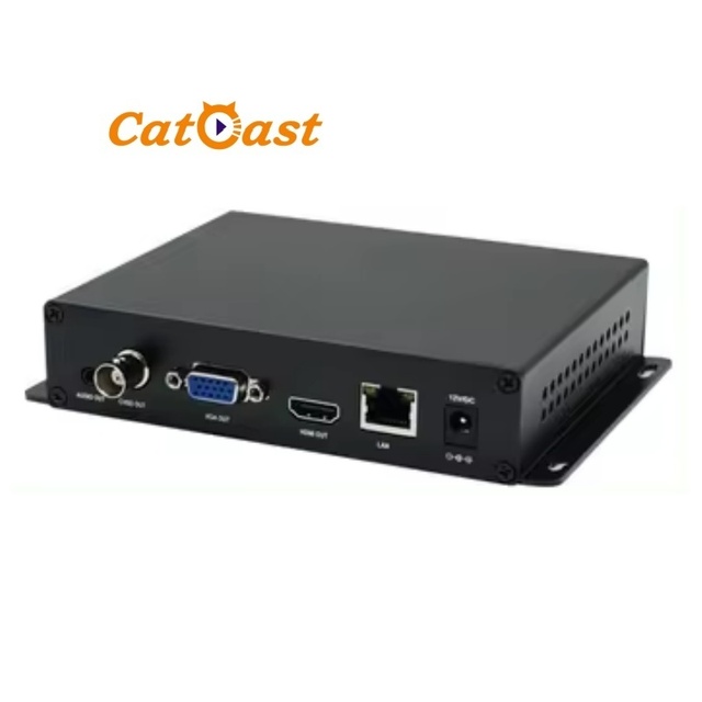 4K H.265/H.264 HD MI Video Decoder with HTTP/HTTPS/RTSP/RTMP/SRT/UDP/RTP IP Stream Decoder