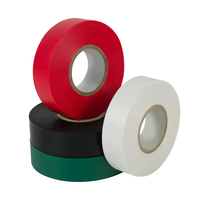 Ruban isolant électrique en PVC personnalisé, résistant aux hautes températures, multicolores, de haute qualité, imperméable