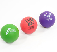 Balle de racquetball/squash en caoutchouc de 6 cm/2,36 pouces pour l'entraînement et la pratique du racquetball, couleurs assorties