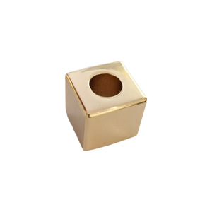 Colgante cúbico de aleación de zinc, 19mm de diámetro interior, 9,8mm, para bolsos, artículos de cuero, alta calidad - Product Image 1