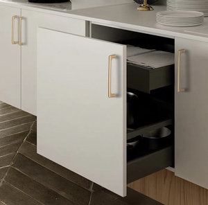 WEKIS Oem Brushed Nickel Kitchen Hardware Pulls Mid Century <strong>Drawer</strong> Pulls Satin Furniture Hardware Gold Hardware Pulls - Product Image 6