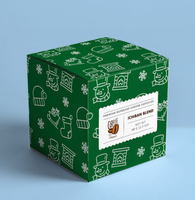 Boîte en carton ondulé E-flute, petite boîte d'emballage, boîte à courrier pour cadeaux de déménagement, écologique, personnalisée, en papier kraft