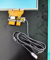 Modul Layar Sentuh Kapasitif 10 Titik TFT LCD ZEELANG Model 8 19 21.5 32 42 Inch, Antarmuka USB, Resolusi 1280x1080