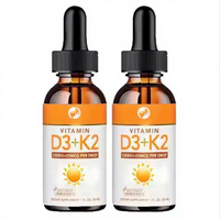 VitaSpring OEM Gouttes liquides de Vitamine D3 et K2 pour la santé osseuse et le renforcement immunitaire – Complément alimentaire Vitamine D3 K2 en gouttes liquides