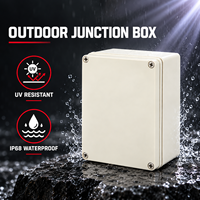 Boîtier de jonction étanche IP68 en plastique ABS certifié CE B&J 150*200*100 mm gris avec vis - Plage de température -40 à 80°C