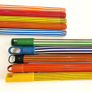 Manche de balai enduit de PVC personnalisé en gros moins d'un dollar vis italienne pour balai en bois - Product Image 3