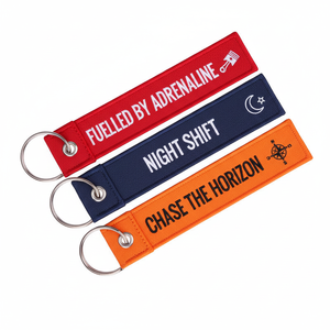 Chaveiro Personalizado com Bordado de Logo de Marca Promocional de Moda - Product Image 3