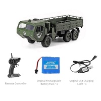 Voiture RC JJRC Q75, échelle 1/16, 2,4 GHz, camion militaire tout-terrain, véhicule RC, camion à six roues à l'échelle réduite, jouet cadeau pour enfants