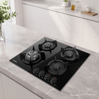 Cuisinière à gaz portable de table à quatre brûleurs de qualité commerciale, à économie d'énergie, pour usage domestique et automobile, directement de l'usine