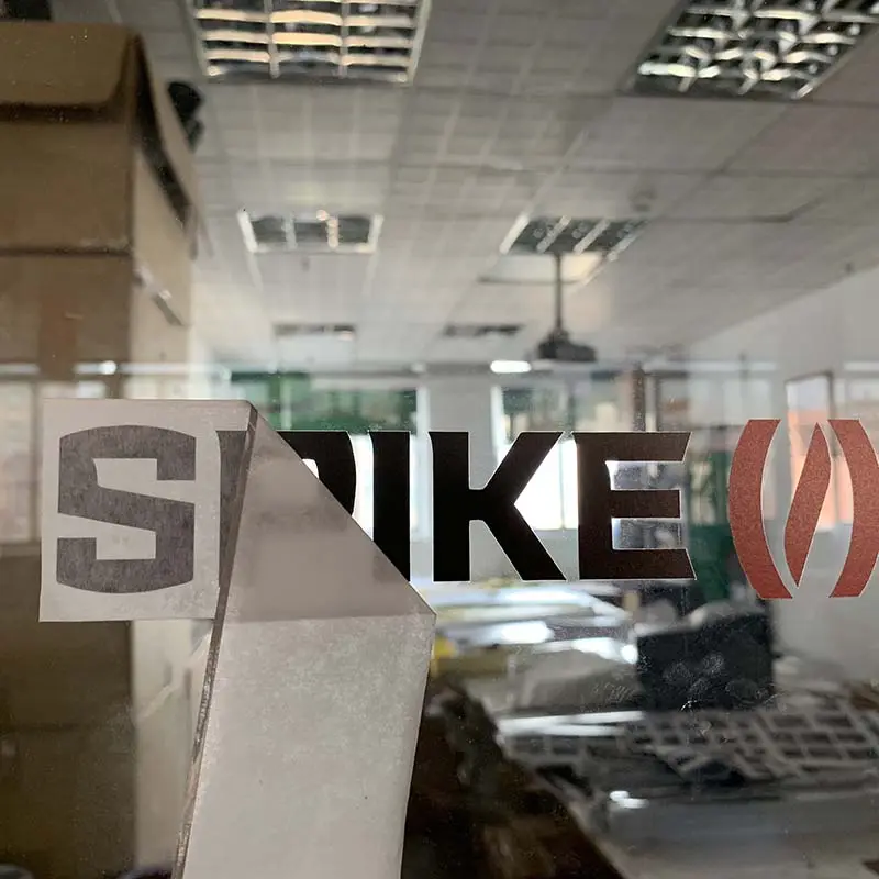 Die cut lettering transfer sticker