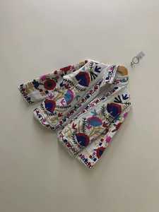 เสื้อแจ็คเก็ตผ้ากำมะหยี่ปักลายดอกไม้สไตล์ซูซานี ทำมือ ระบายอากาศได้ดี ผ้าฝ้ายวินเทจ โบฮีเมียน สำหรับฤดูหนาว เหมาะสำหรับทั้งชายและหญิง สไตล์ชาติพันธุ์ ของขวัญ - Product Image 6