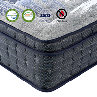 Matelas Sleepwell moderne en mousse à mémoire de forme avec gel rafraîchissant, taille King/Queen, ressorts ensachés, pour hôtel et chambre à coucher