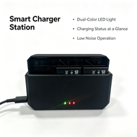Chargeur rapide JN-ACT6-03, Chargeur de batterie Osmo Action 6, Chargeur portable PD Type-C pour batterie DJI Osmo Action 6 5Pro Osmo360