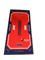Tapis de garage pour moto SHYNGO avec logo personnalisé, absorbant l'huile, antidérapant, revêtement en caoutchouc TPR, 3x7 pieds