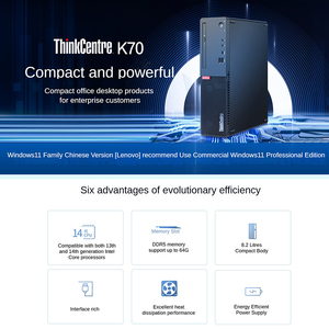 Original New Lenovo ThinkCentre K70 I5-14400 16GB DDR4 1TB SSD kinh doanh nhỏ Máy tính để bàn máy tính máy tính cho Chính phủ và các doanh nghiệp - Product Image 2