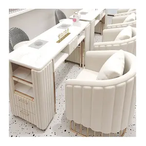 Hot-Selling Products Exclusive Beauty Salon Light Luxury Professional Manicure Table Nail Technician Nail Tables