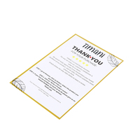 Servizio di Stampa Digitale Personalizzata per Biglietti di Ringraziamento, Volantini su Carta Patinata e Carta Artistica, Design Personalizzato a Colori, Logo, Immagine, Goffratura