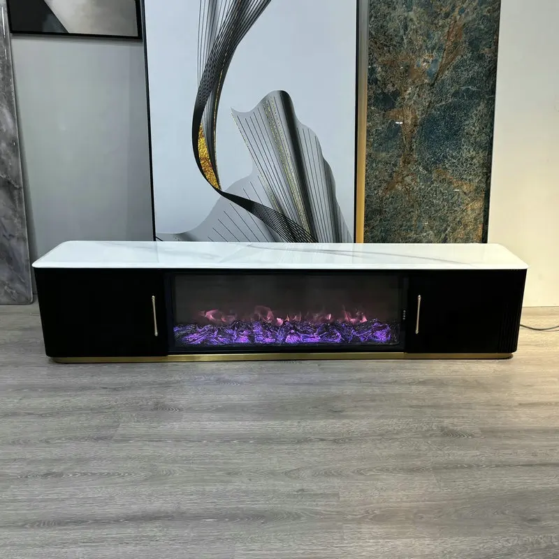 7 Colored Electric Fireplace TV Stand Home Decor TV Cabinet Villa Apartment Stands For Living Room Furniture