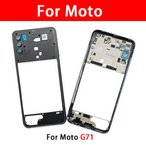 Bisel de Marco medio para teléfono móvil para Moto G22 G52 <span class=keywords><strong>G71</strong></span> G82 G50 5G piezas de repuesto de marco de pantalla LCD con botón de tecla lateral - Product Image 4