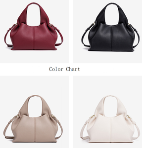 Sac à main en cuir PU imperméable, design nuage, fermeture à bouton, antivol, sac bandoulière et à main pour les voyages et les soirées - Product Image 6