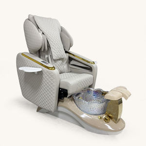 Sillón de Pedicura Eléctrico Profesional para Salón de Belleza y Spa, Masaje Corporal Completo, Reclinable, sin Tuberías, con Drenaje Automático - Product Image 6