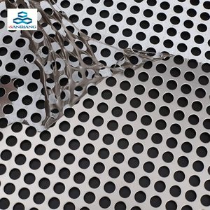 Tấm lưới kim loại thép không gỉ trang trí 6mm, đục lỗ - Product Image 2