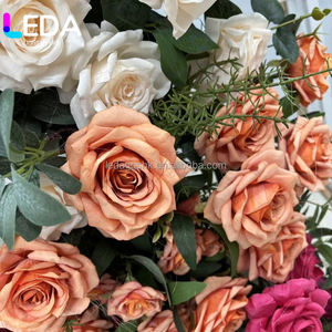 Arco Floral Personalizable LEDA para Bodas, Fiestas de Bebés, Cumpleaños y Eventos, Decoración con Flores Artificiales - Product Image 2