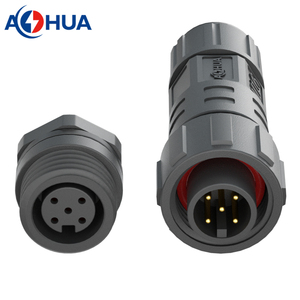 M16 IP67 tín hiệu điện Nam Nữ 5pin điện nối chống thấm nước cho bảng điều khiển gắn - Product Image 4