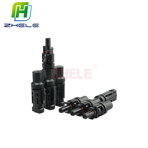 Nuovi Connettori <span class=keywords><strong>Solari</strong></span> per Energia Fotovoltaica, Connettori T3 Impermeabili, Connessione Fotovoltaica T-3, Corrente Nominale 30A, Maschio/Femmina, Alloggiamento in PC - Product Image 2