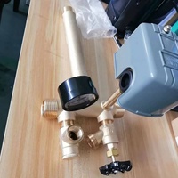 Kit de Instalación de Conexión en T para Tanque de Pozo de Agua con Conexión en T de 1\" x 11\" con Grifos Delanteros Dobles