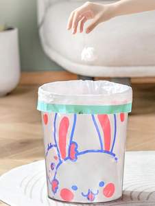 Bolsas de basura pequeñas con cordón de cierre Huamaohengchun 1.1, ideales para diversas áreas del hogar, personalizables. - Product Image 4