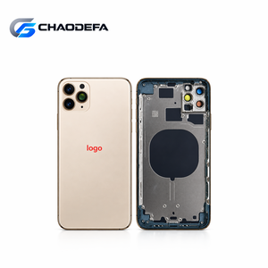 สำหรับ iPhone 11 Pro Max ฝาหลังโทรศัพท์มือถือ ฝาครอบแบตเตอรี่ โครงกลาง ชุดโครงสร้างอะไหล่เปลี่ยน - Product Image 4
