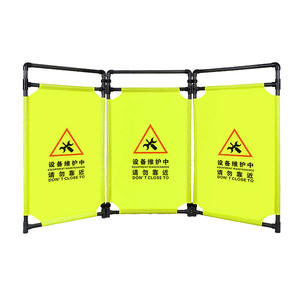 Barriera di sicurezza stradale portatile di vendita calda che piega la barriera di traffico di plastica del panno verde - Product Image 1