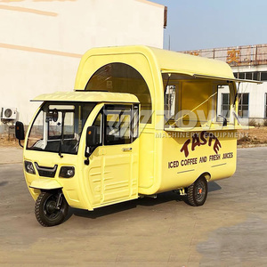 Triciclo Autónomo con Remolque de Comida, Cabina Cerrada, Carrito Móvil de Venta de Comida - Product Image 5