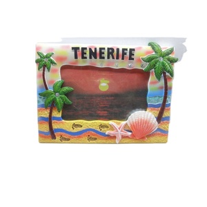Cadre photo personnalisé en résine avec motif palmier, coquillage et étoile <span class=keywords><strong>de</strong></span> <span class=keywords><strong>mer</strong></span> des Bahamas, avec inscriptions, à prix compétitif et livraison rapide - Product Image 1