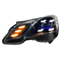 Modificación del Conjunto de Faros Delanteros para Mercedes-Benz Clase E W212 (2010-2013), Luces Diurnas LED Estilo Porsche, Lentes LED