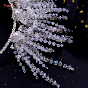 YouLaPan <span class=keywords><strong>Couronne</strong></span> <span class=keywords><strong>de</strong></span> mariée en perles, diadème <span class=keywords><strong>de</strong></span> déesse, luxueux bandeau <span class=keywords><strong>de</strong></span> <span class=keywords><strong>mariage</strong></span> en cristal <span class=keywords><strong>avec</strong></span> perles, <span class=keywords><strong>couronne</strong></span> <span class=keywords><strong>de</strong></span> cosplay pour fête nuptiale HP399 - Product Image 3