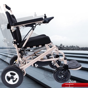 Silla de Ruedas Eléctrica Plegable Automática con Controlador de Joystick KSM-602, Silla de Ruedas Motorizada para Personas Mayores/Discapacitadas, Precio de Fábrica - Product Image 2