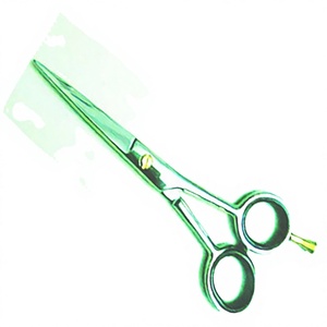 Ciseaux de coiffure professionnels en acier inoxydable, lame dentelée tranchante, manche long, pour droitiers, ciseaux de coupe de cheveux - Product Image 3