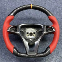 Volant en cuir personnalisé pour Mercedes Benz W212 W203 W205 W222 W213 Cls Gle Glc 43 E63 E53 C63 AMG Accessoires de voiture