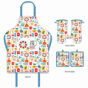 कला मुद्रण उच्च बनाने की क्रिया के लिए गेंडा बच्चों के बच्चे एप्रन बच्चों एप्रन कस्टम थोक बेबी बोली एप्रन - Product Image 1