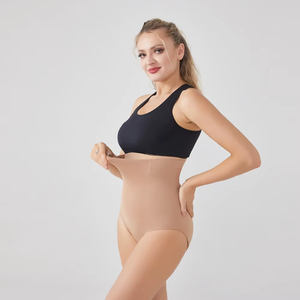 महिलाओं की सहज सांस लेने योग्य स्पैनडेक्स उच्च कमर और आकार के बॉडीसूट शेवर। Shaper-P5251 - Product Image 3