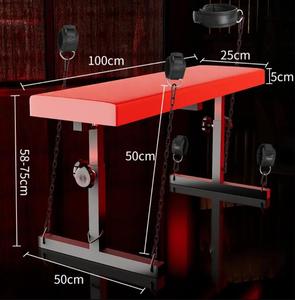 Silla sexual tipo taburete, Muebles de bondage, Esposas para manos y piernas, Accesorios de castigo grandes para parejas adultas, para sala de entrenamiento SM - Product Image 4
