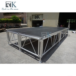 Escenario de Instalación Rápida con Gran Capacidad de Carga, Construcción de Aluminio y Madera Contrachapada, Capacidad de 750 kg/m² para Espectáculos - Product Image 6