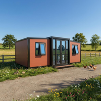 Maison conteneur extensible 20/40 pieds, logement secondaire, cabane de glamping