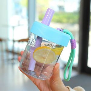 Vaso de Agua Personalizado de Tritán con Pajita, Diseño Atractivo, Portátil, para Deportes - Product Image 2