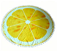 Serviette de plage ronde 150 cm, châle, tapis imprimé en microfibre, serviettes de douche, serviette de plage cercle bohème