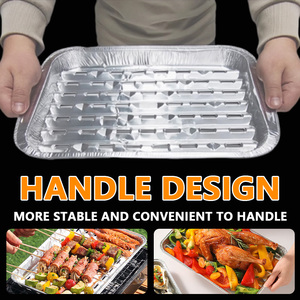 Cuenco de bandeja de papel de aluminio plateado al por mayor plano de Venta caliente - Product Image 3