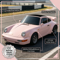Voiture électrique de drift rose RS pour adultes 2600x1100x800mm, batterie lithium 72V, kart de course, vente en gros pour parcs d'attractions