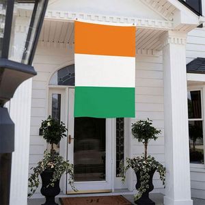 Drapeau de la Côte d'Ivoire 3x5 FT en polyester de qualité supérieure, résistant à la décoloration et à double couture, idéal pour la décoration - Product Image 2